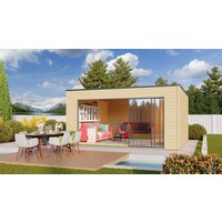 Fjordholz Gartenhaus Modell Q-BIC Alu 70 E Unkategorisiert Produktbild
