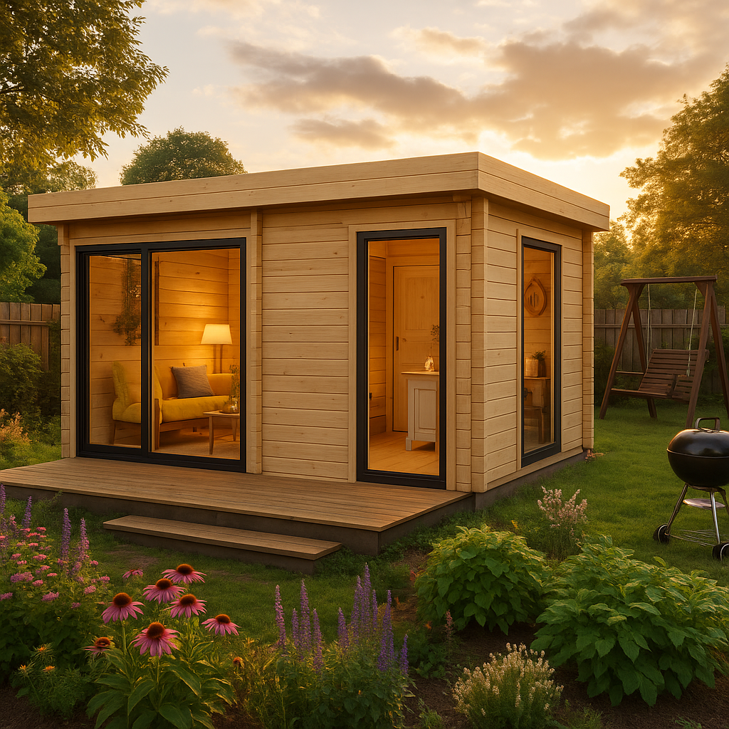 Fjordholz Gartenhaus Alu Concept 44 G