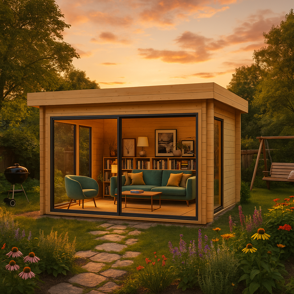 Fjordholz Gartenhaus Alu Concept 44 H