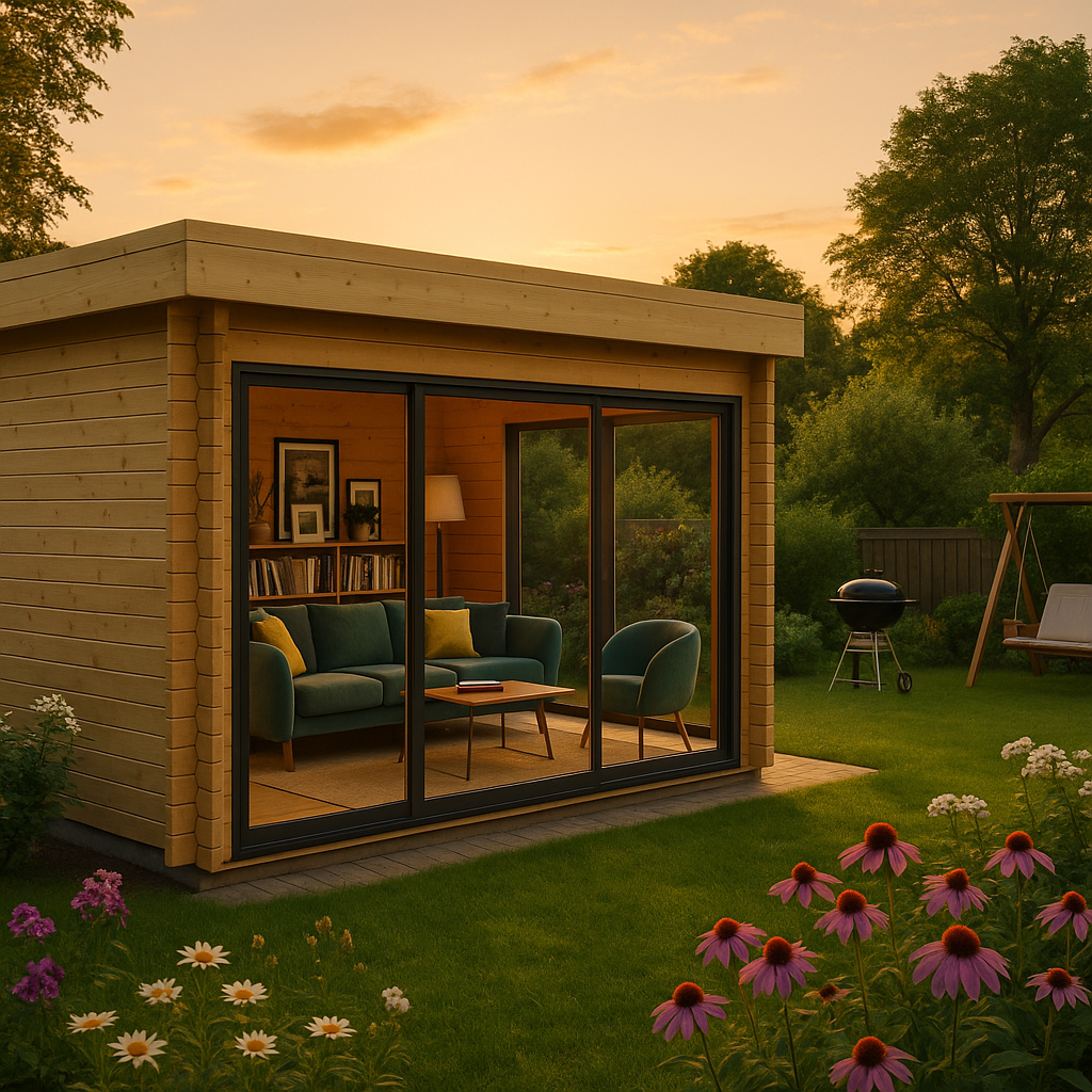 Fjordholz Gartenhaus Alu Concept 70 H