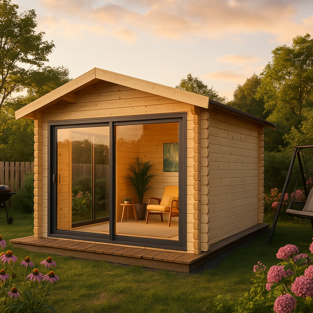 Fjordholz Gartenhaus Alu Concept Jara 44 A