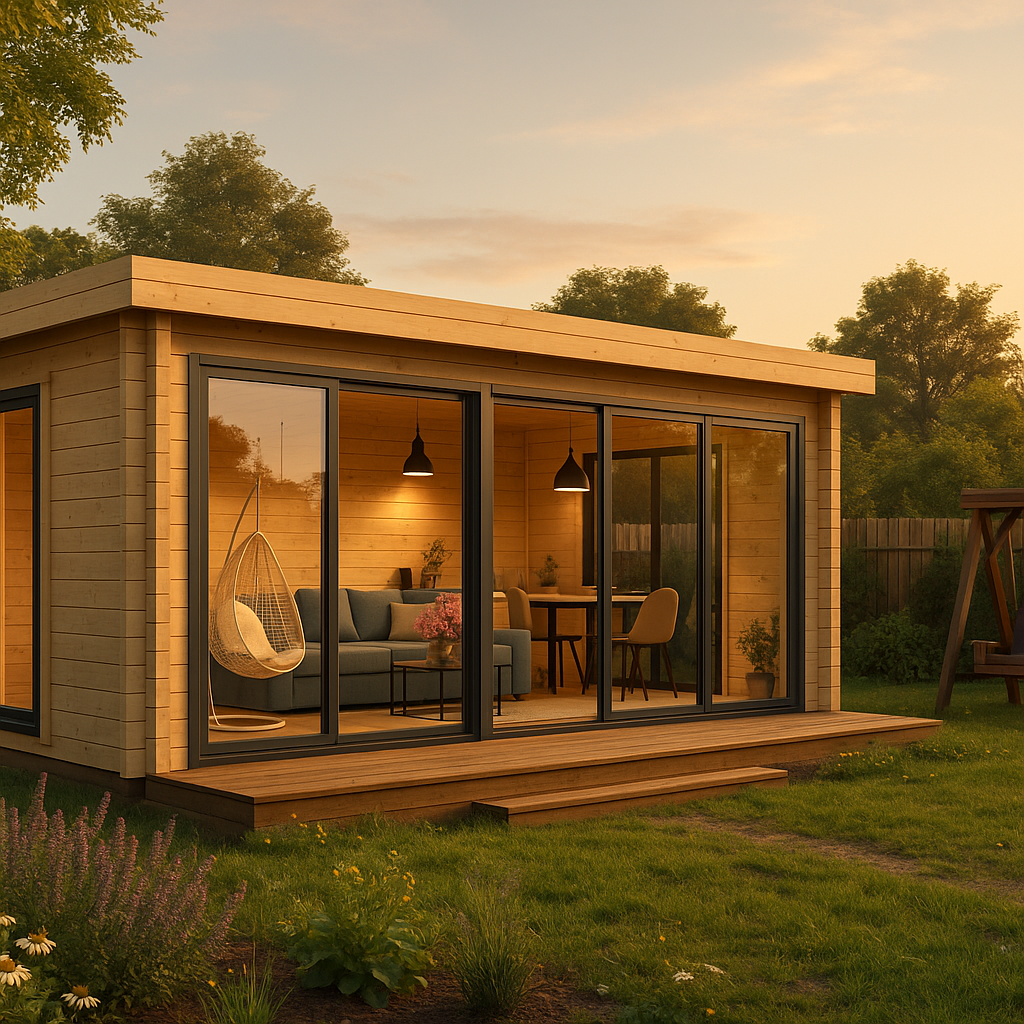 Fjordholz Gartenhaus Alu Concept Lounge 44 B