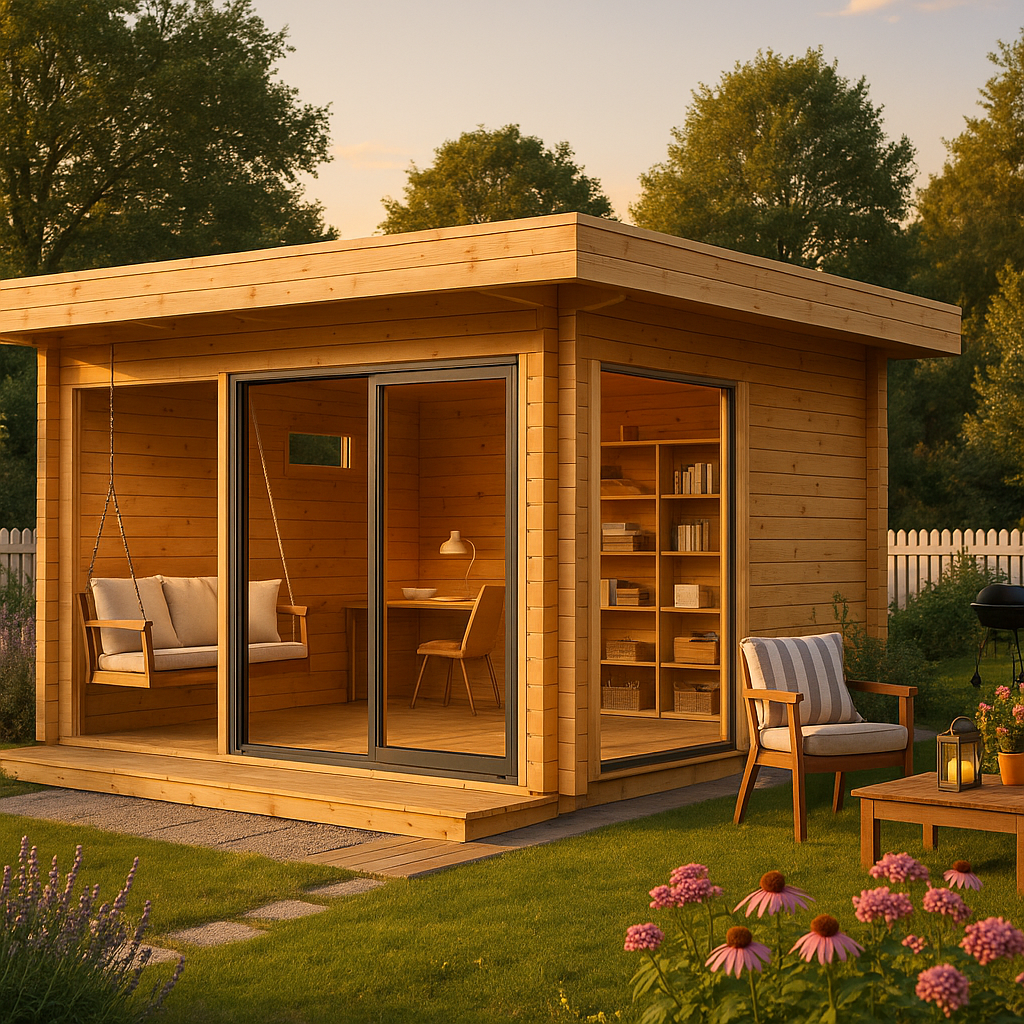 Fjordholz Gartenhaus Alu Concept Relax 70 A