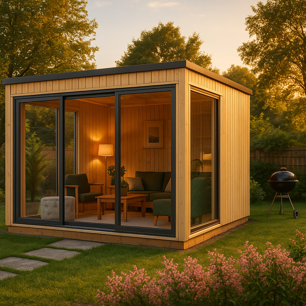 Fjordholz Gartenhaus Modell Garden Cube B