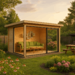 Fjordholz Gartenpavillon Modell Alu 44 C