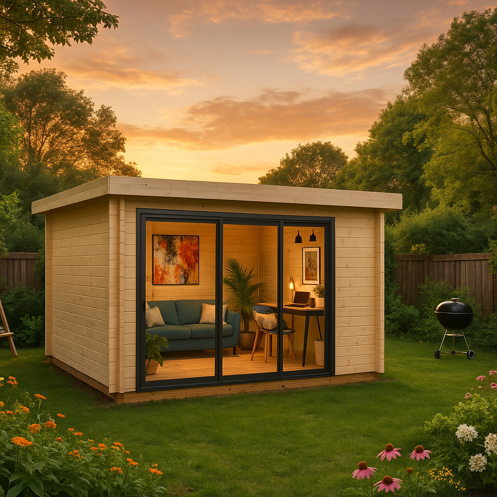 Fjordholz Gartenpavillon Modell Alu 44 D