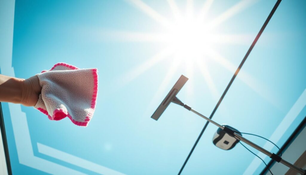 Alternative Reinigungsmethoden für Glasdächer