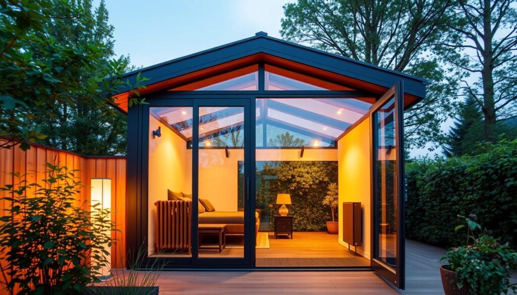 Heizsystem Gartenhaus