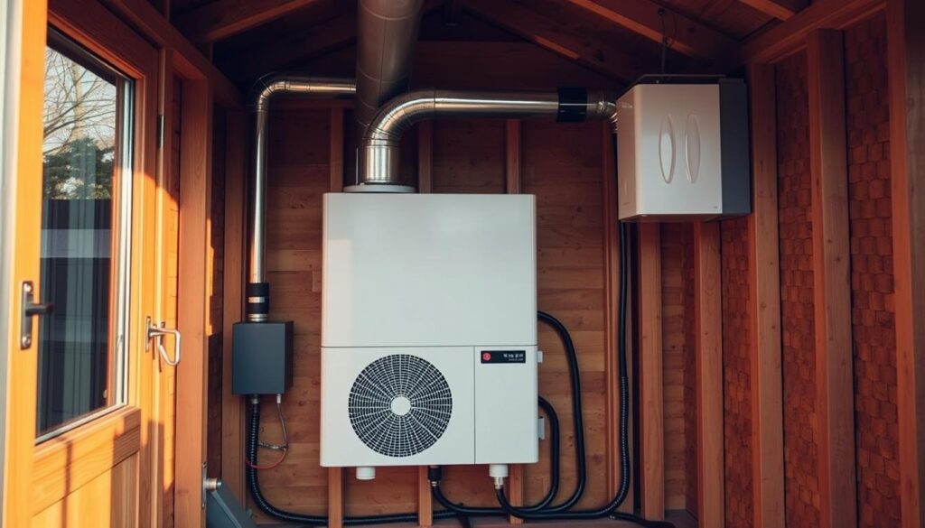 Heizungssicherheit Gartenhaus