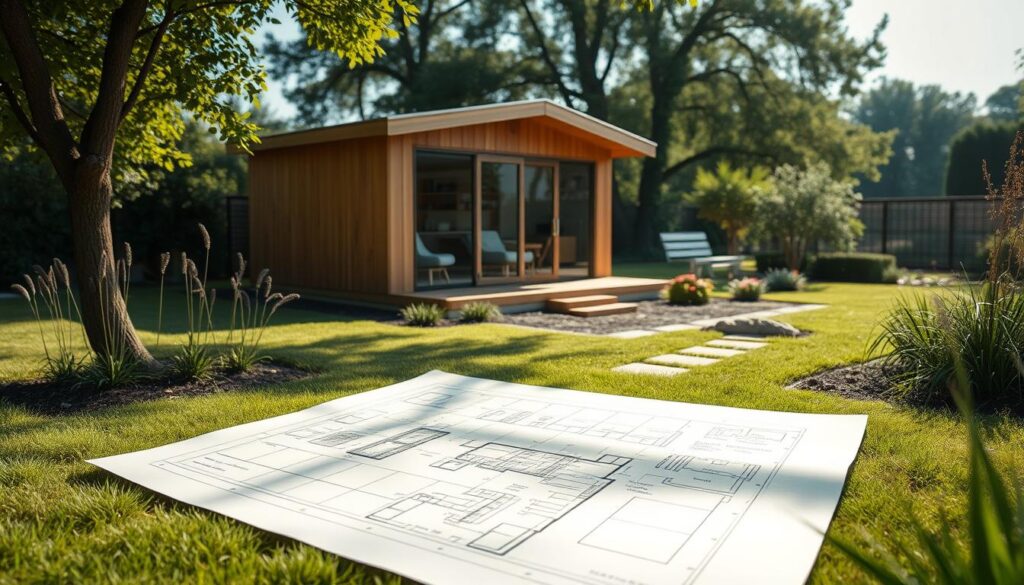 Planung Gartenhausbau