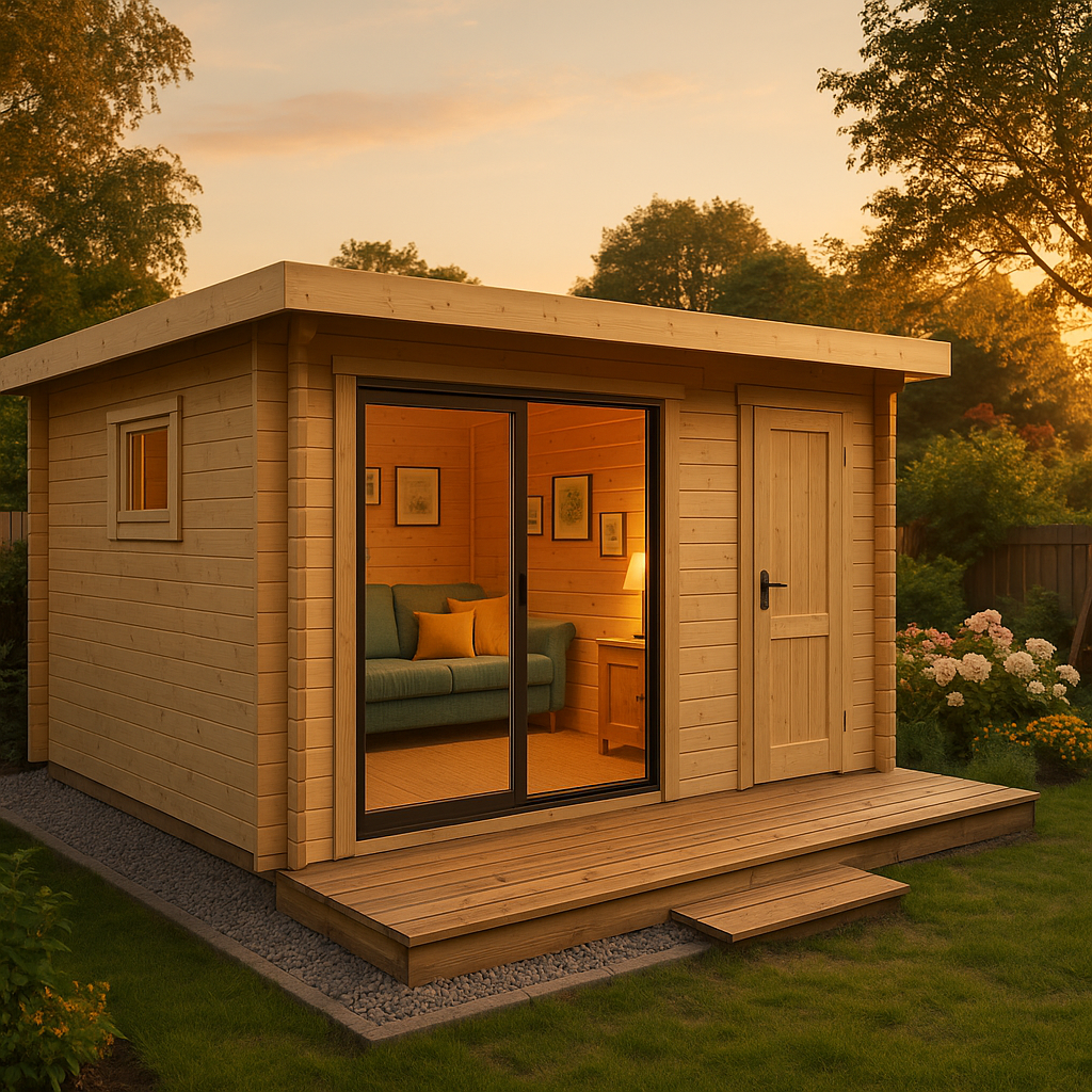 Fjordholz Gartenhaus Alu Concept 44 B