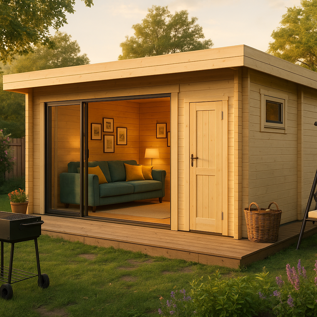 Fjordholz Gartenhaus Alu Concept 44 B