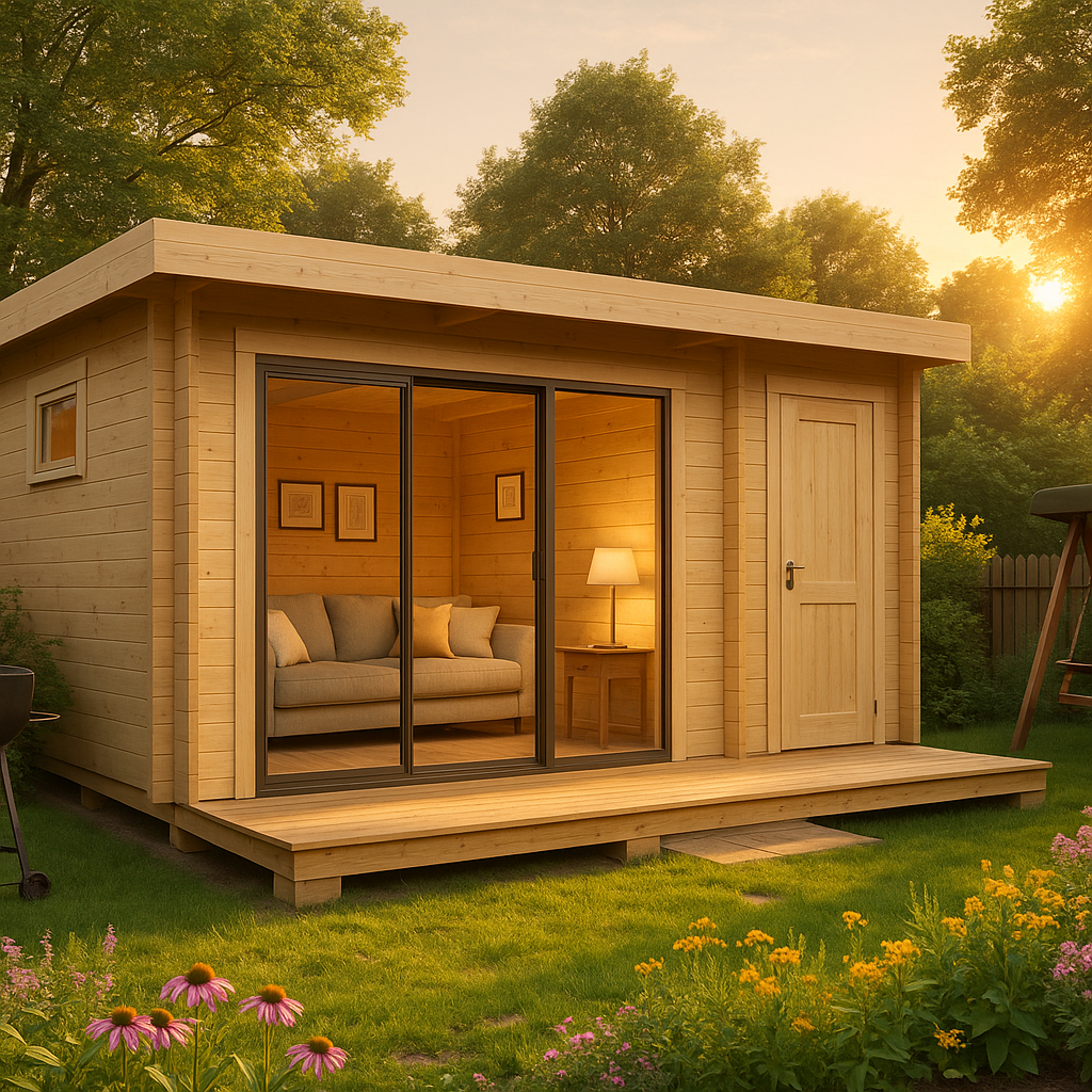 Fjordholz Gartenhaus Alu Concept 44 B