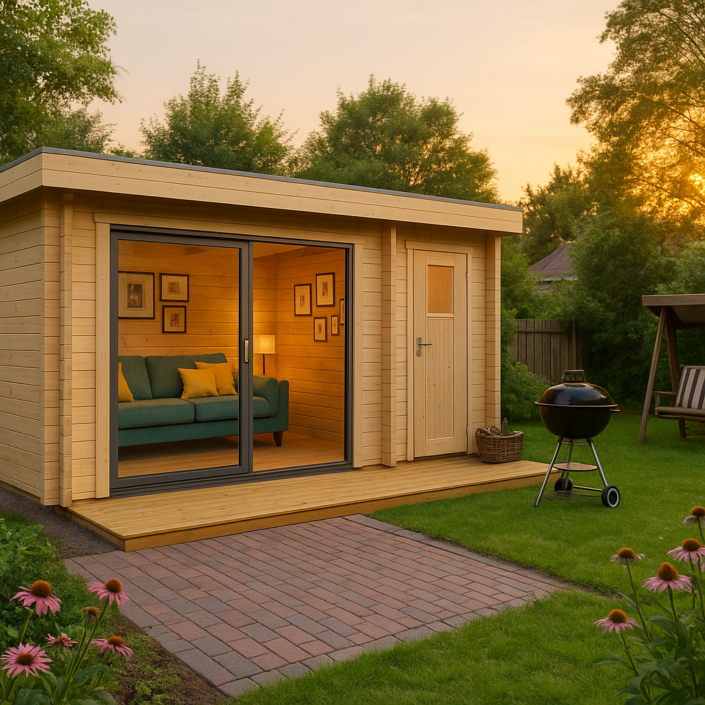 Fjordholz Gartenhaus Alu Concept 44 B