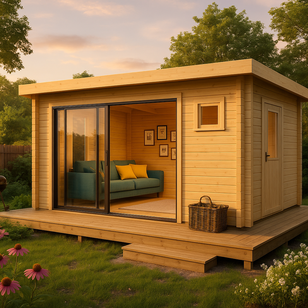 Fjordholz Gartenhaus Alu Concept 44 B