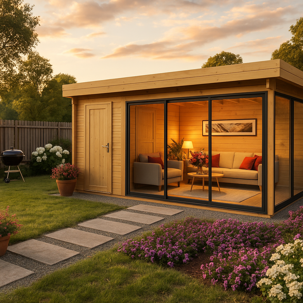 Fjordholz Gartenhaus Alu Concept 44 C