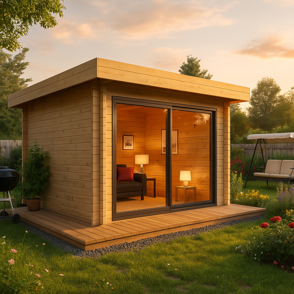 Fjordholz Gartenhaus Alu Concept 44 D