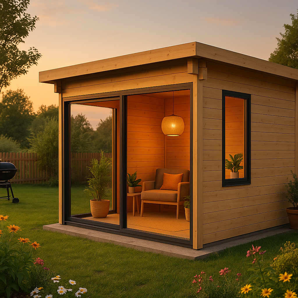 Fjordholz Gartenhaus Alu Concept 44 F