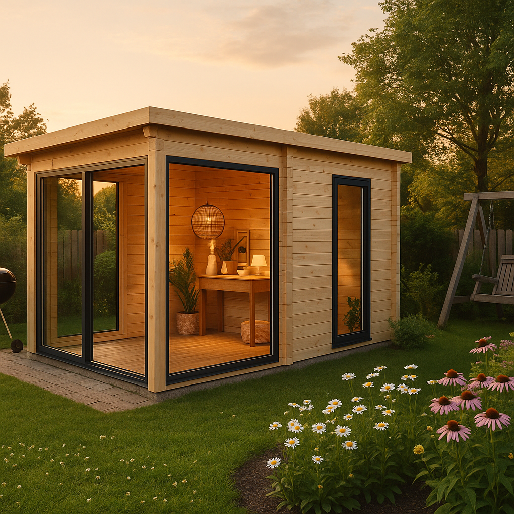 Fjordholz Gartenhaus Alu Concept 44 F