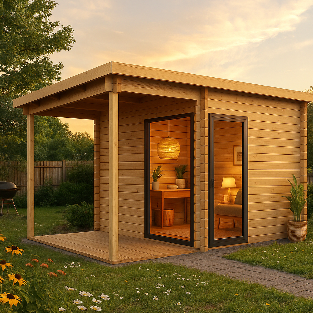 Fjordholz Gartenhaus Alu Concept 44 F