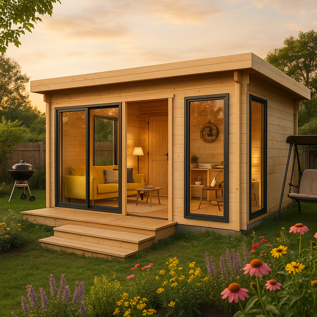 Fjordholz Gartenhaus Alu Concept 44 G