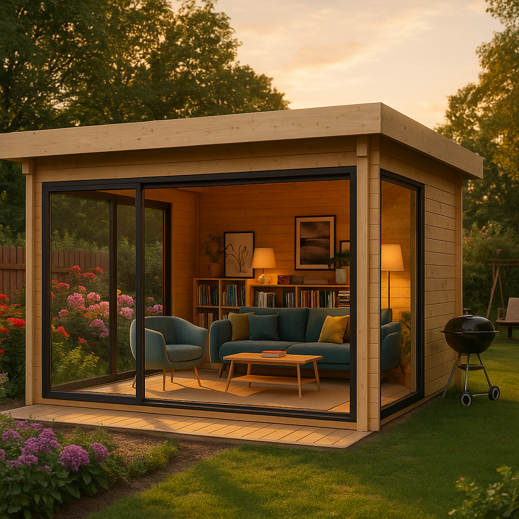 Fjordholz Gartenhaus Alu Concept 44 H
