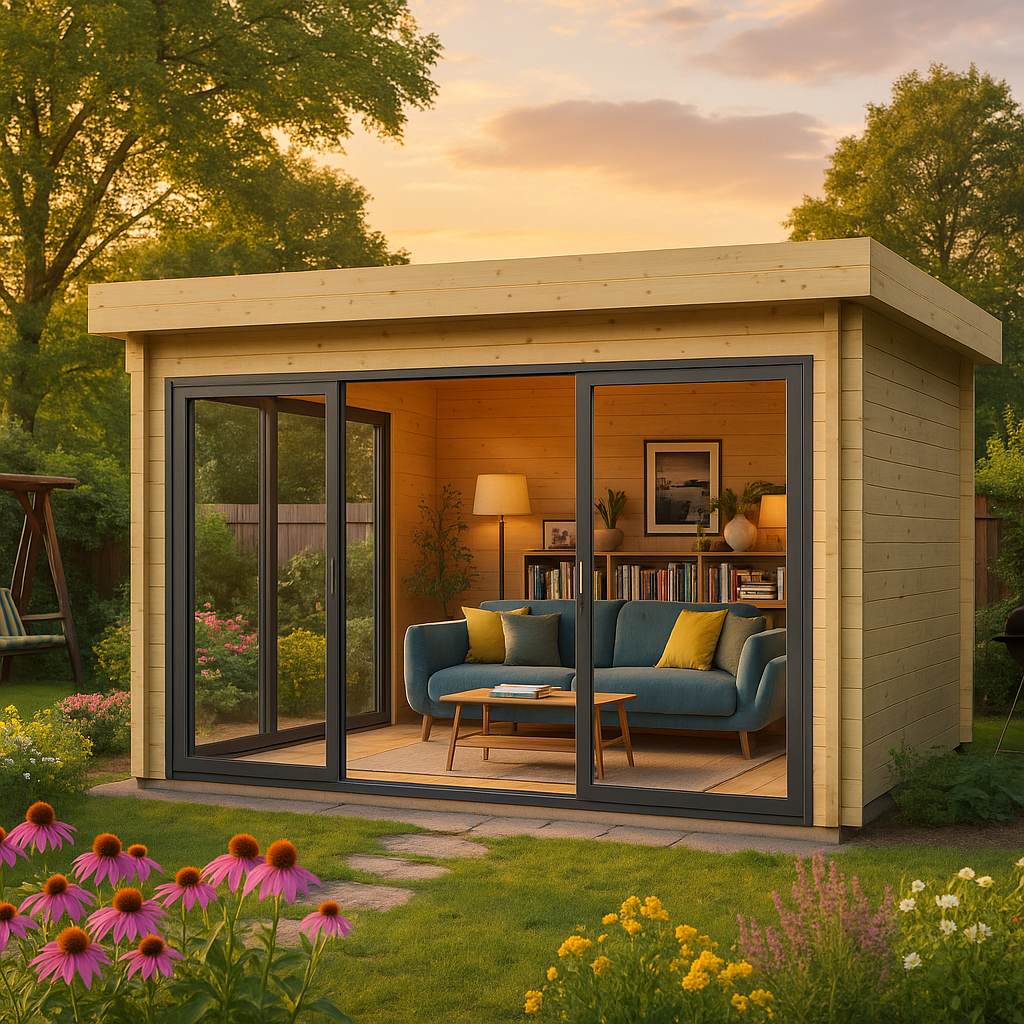 Fjordholz Gartenhaus Alu Concept 44 H