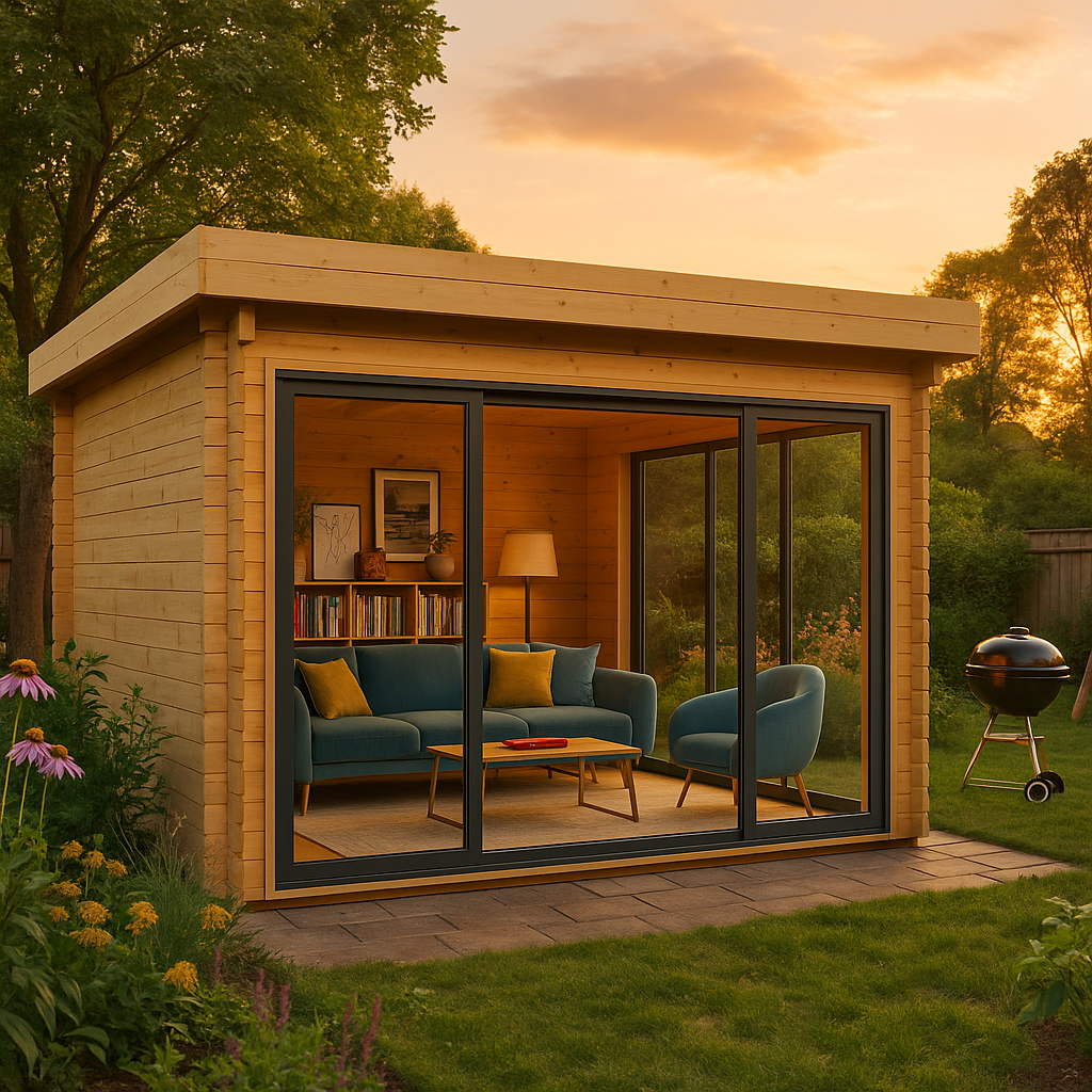 Fjordholz Gartenhaus Alu Concept 44 H