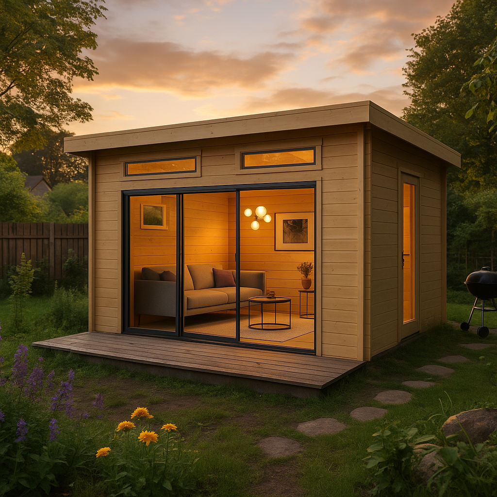 Fjordholz Gartenhaus Alu Concept 44 I