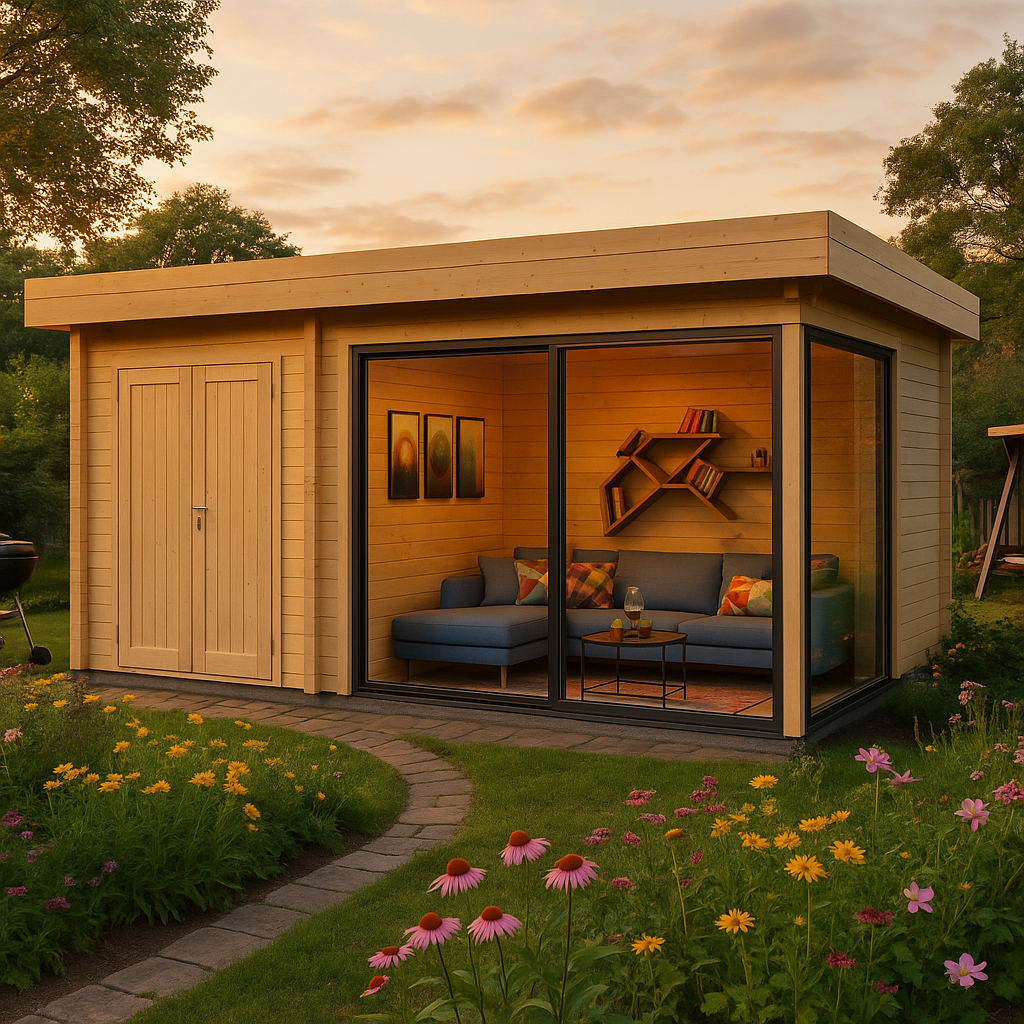 Fjordholz Gartenhaus Alu Concept 44 J