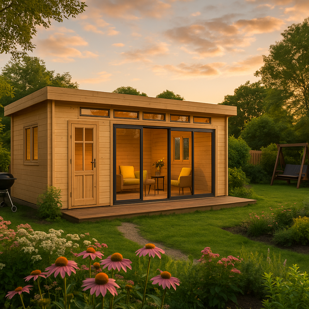 Fjordholz Gartenhaus  Alu Concept 44 K