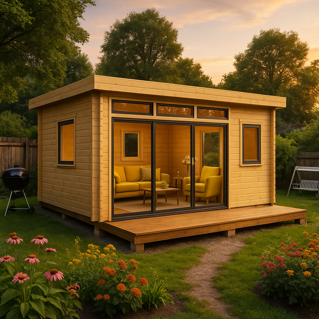 Fjordholz Gartenhaus  Alu Concept 44 K