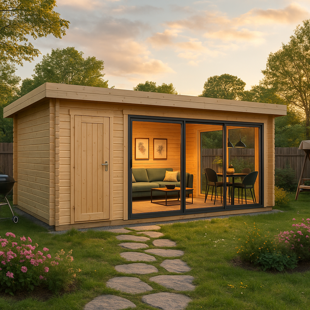Fjordholz Gartenhaus Alu Concept 44 L