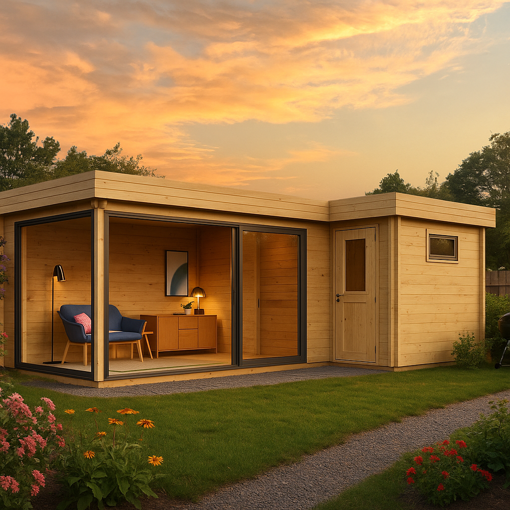 Fjordholz Gartenhaus Alu Concept 44 N