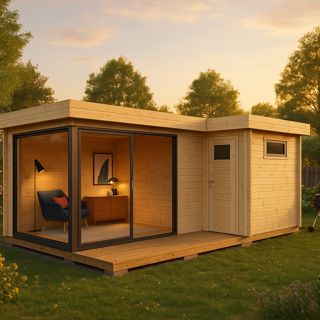 Fjordholz Gartenhaus Alu Concept 44 N