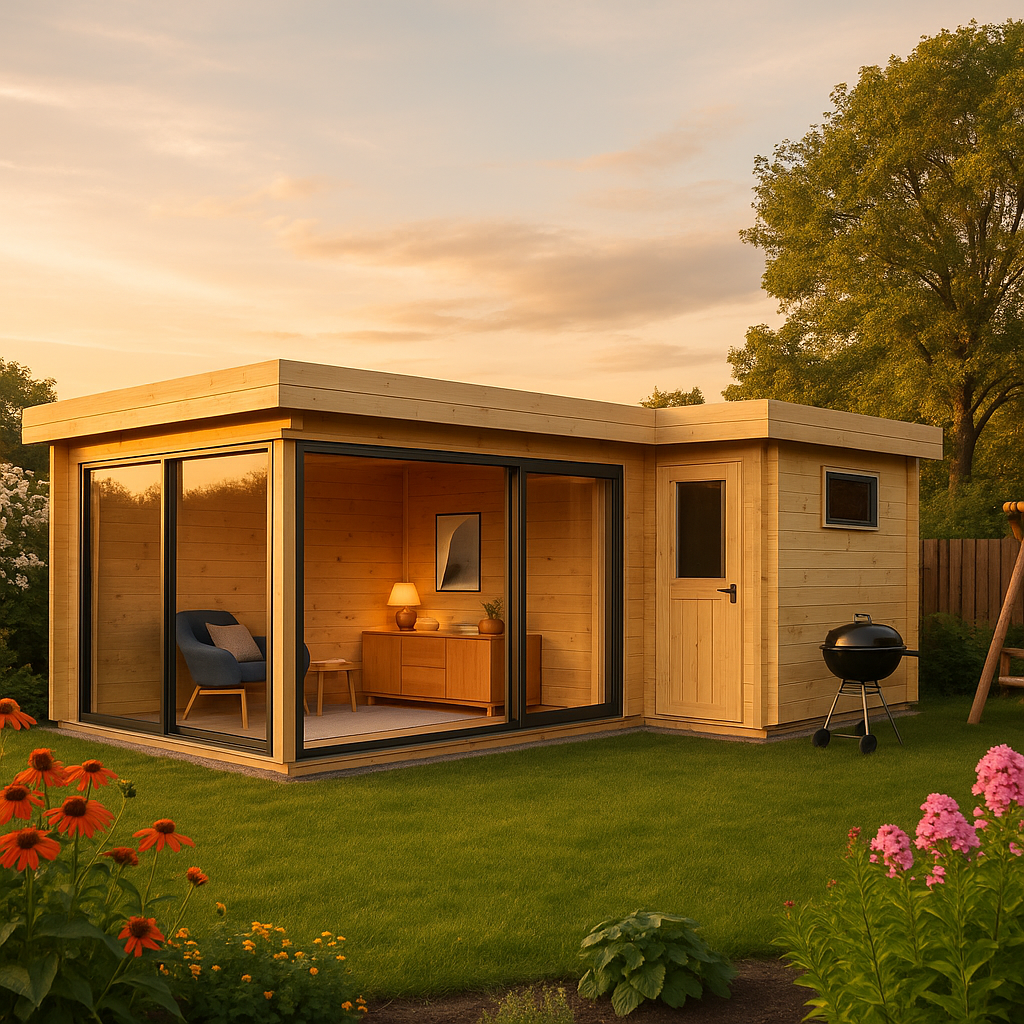 Fjordholz Gartenhaus Alu Concept 44 N
