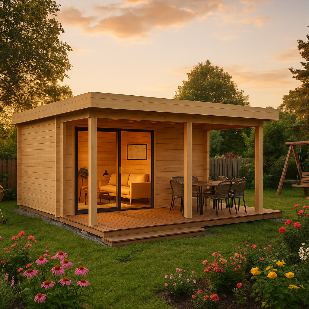 Fjordholz Gartenhaus Alu Concept 44 O