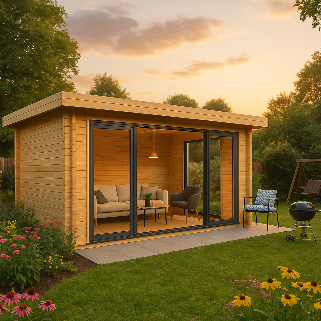 Fjordholz Gartenhaus Alu Concept 44 Q