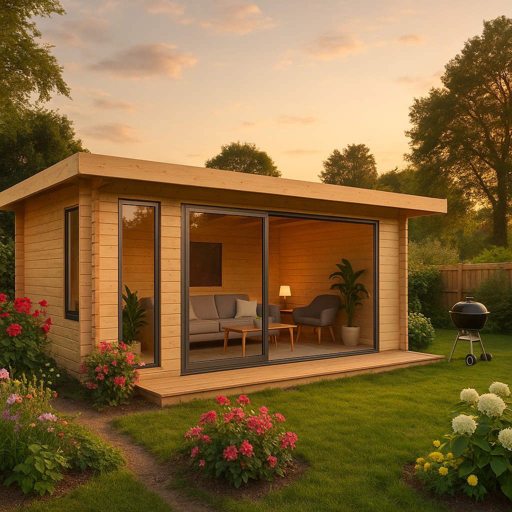 Fjordholz Gartenhaus Alu Concept 44 Q