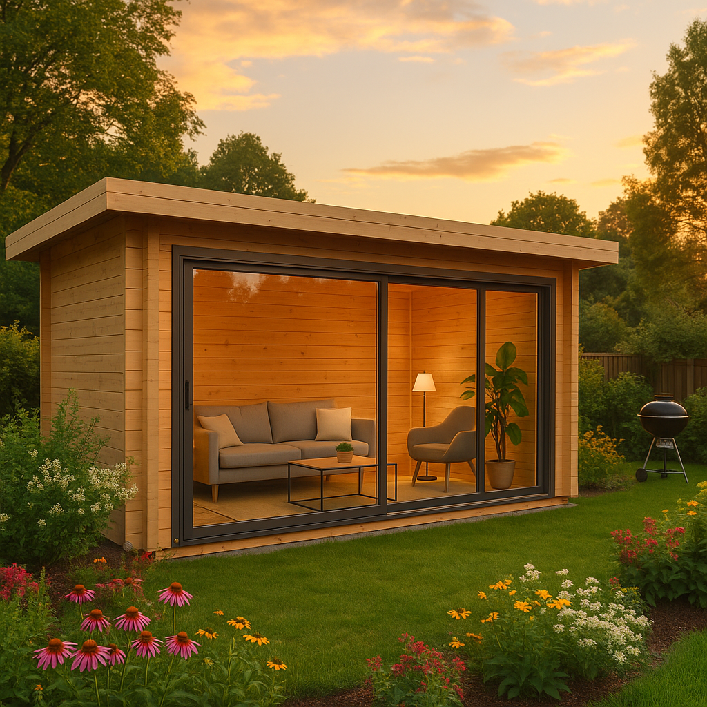 Fjordholz Gartenhaus Alu Concept 44 Q