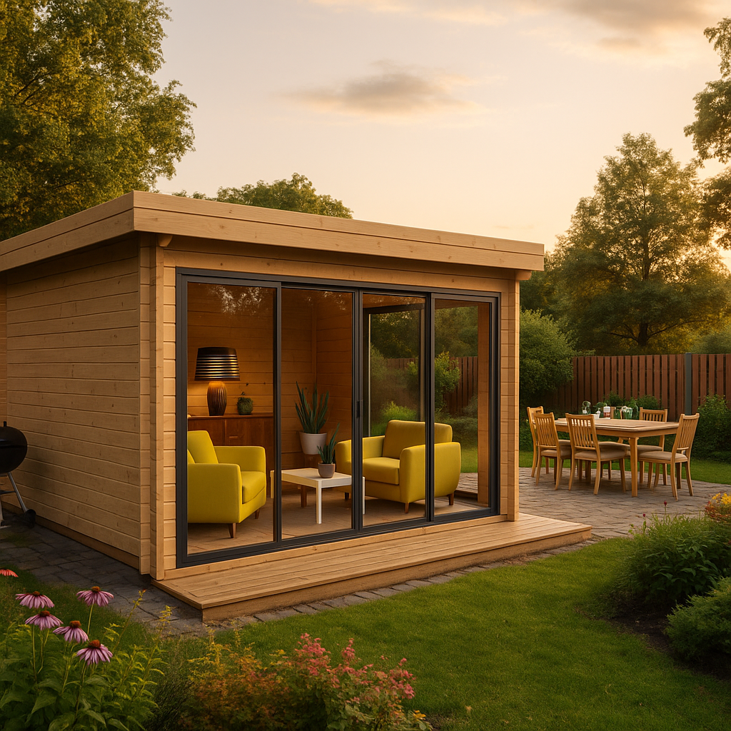 Fjordholz Gartenhaus Alu Concept 70 A