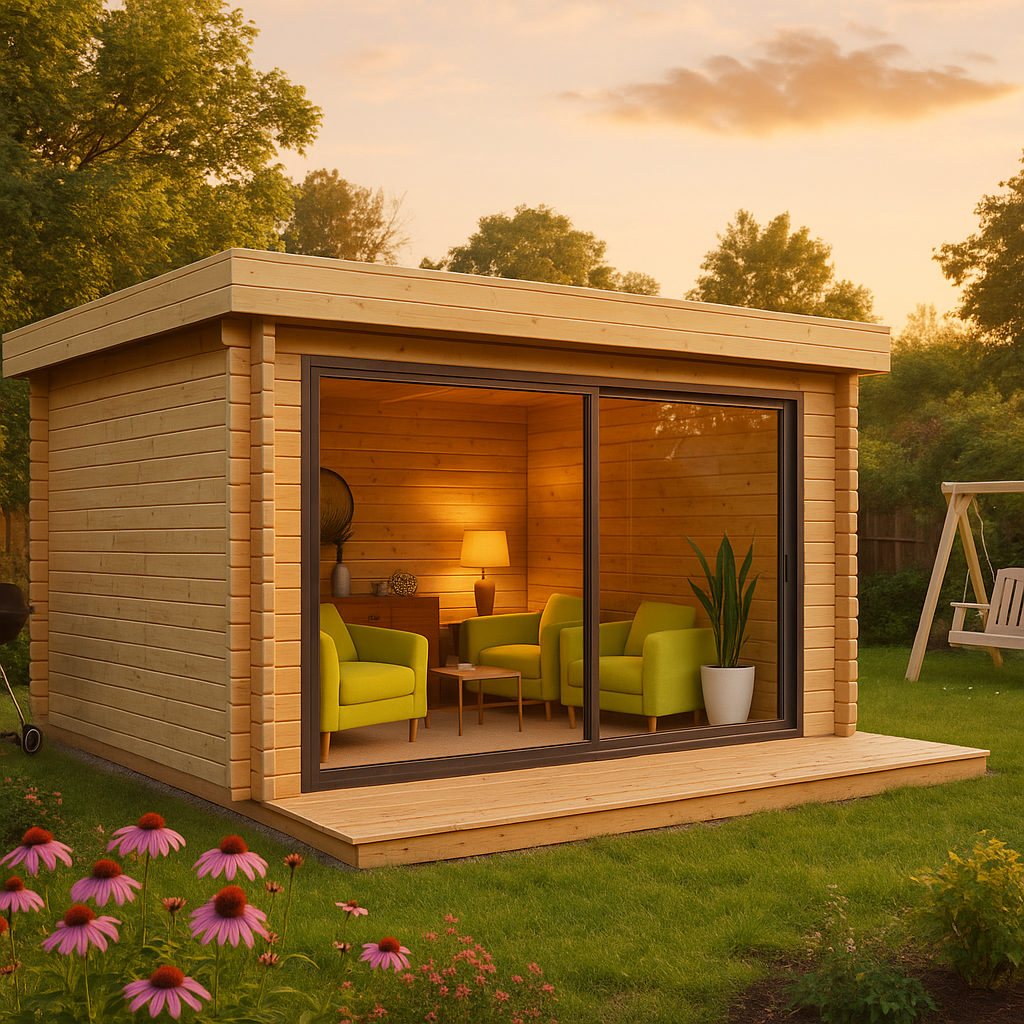Fjordholz Gartenhaus Alu Concept 70 A