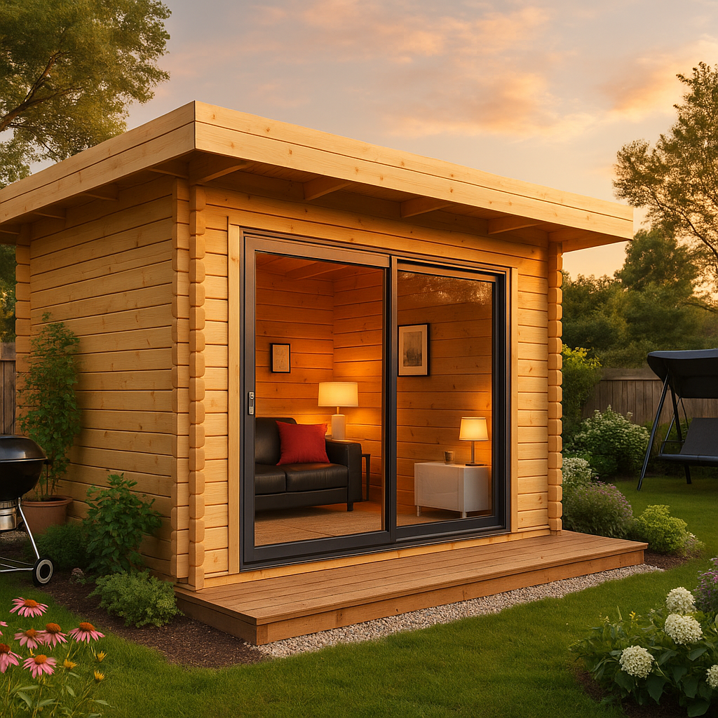 Fjordholz Gartenhaus Alu Concept 70 D