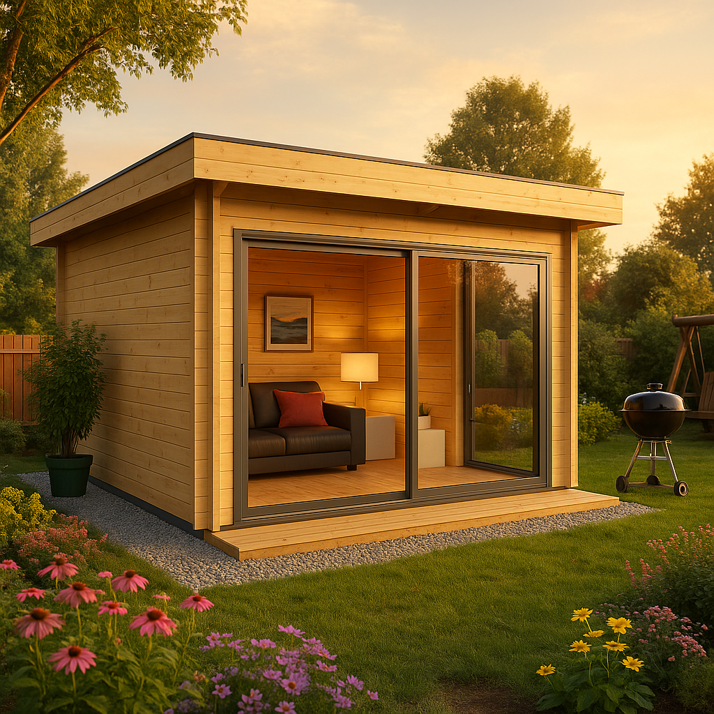 Fjordholz Gartenhaus Alu Concept 70 D
