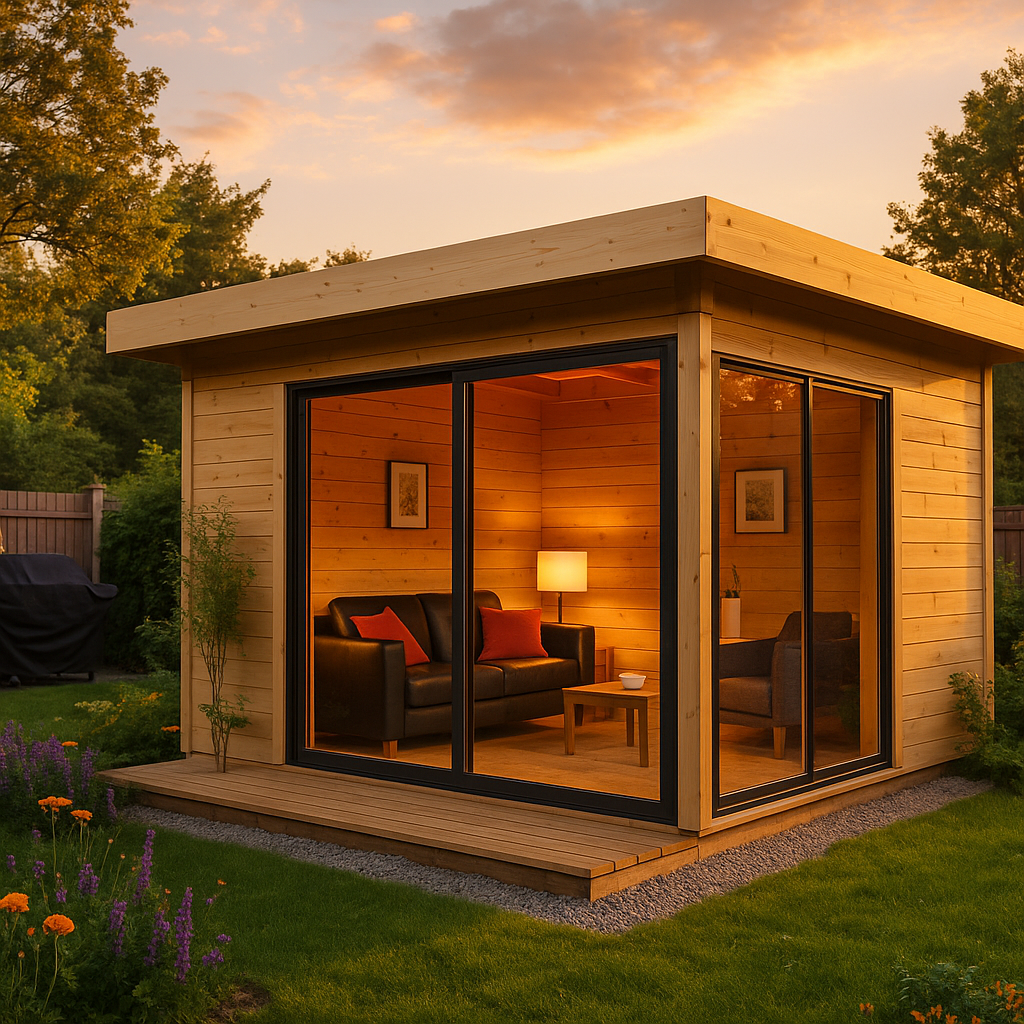Fjordholz Gartenhaus Alu Concept 70 D