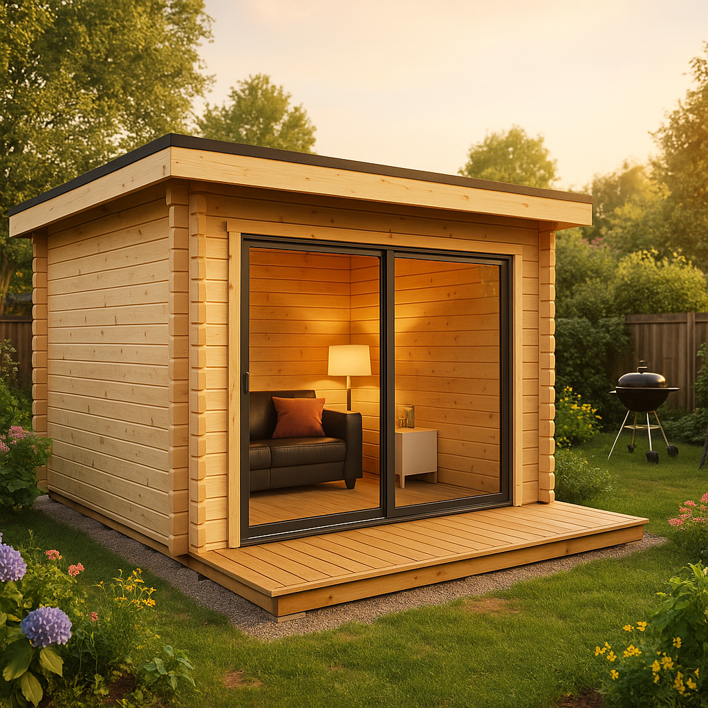 Fjordholz Gartenhaus Alu Concept 70 D