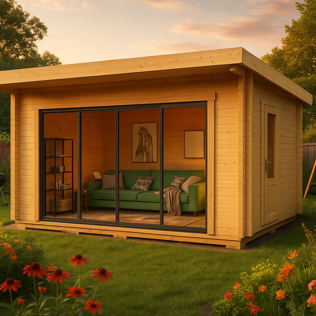 Fjordholz Gartenhaus Alu Concept 70 E