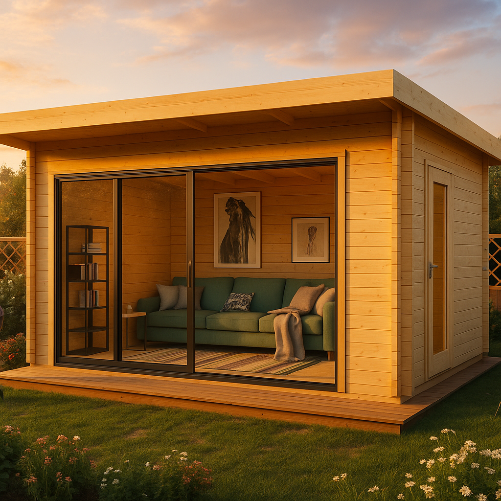 Fjordholz Gartenhaus Alu Concept 70 E