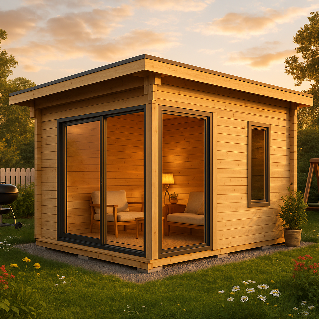 Fjordholz Gartenhaus Alu Concept 70 F