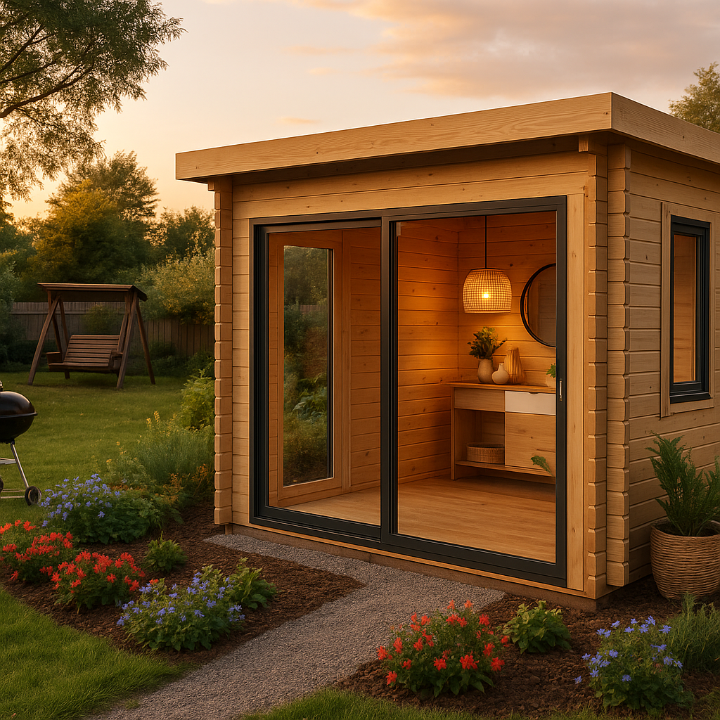 Fjordholz Gartenhaus Alu Concept 70 F